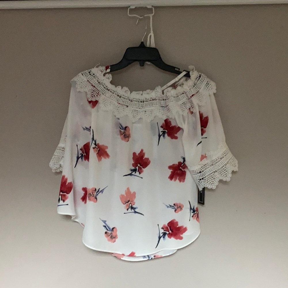 A. Byer Floral Top